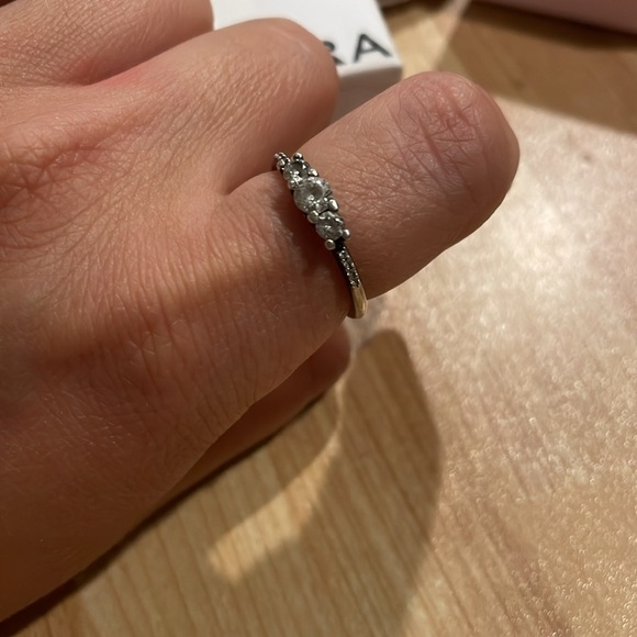 Pandora three stone Ring best seller!! - Picture 4 of 5